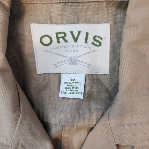 Womens Orvis Khaki Lightweight 4 Button Blazer Size 12 - Picture 5 of 6